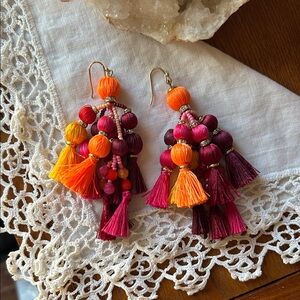 Kate Spade Pretty Poms Tassle Earring